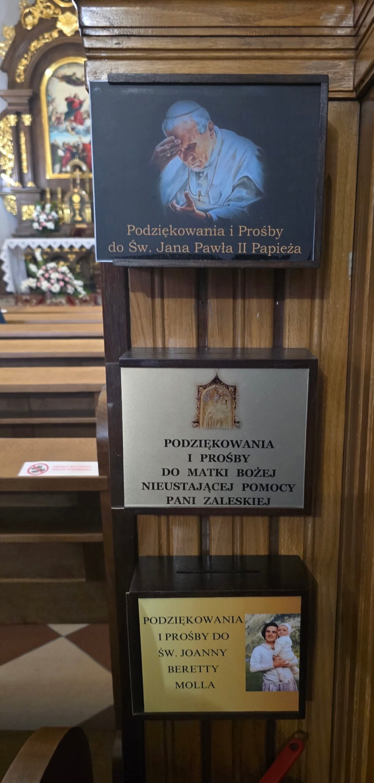 Podziękowania i prośby.