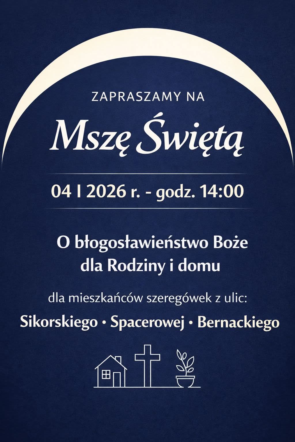 Zapraszamy na Mszę Świętą